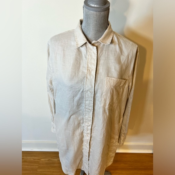 Quince Linen Dress size small - Picture 2 of 10